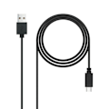 Pikkukuva 1 / 3: USB-kaapeli - NANOCABLE - 10.01.2103 - USB A -> USB C - 3 m - Musta Svart