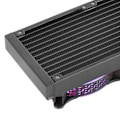 Miniatyrbillede 3 af 5: Mars Gaming ML-LCD360, AIO Liquid Cooling, TDP 600W, 3x FDB ARGB 120mm fans, LCD-skærm, Universal Multisocket, Sort