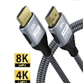 Miniatyrbillede 2 af 3: HDMI-kabel - GEMBIRD - CCB-HDMI8K-2M - Ultra High Speed - 8K - 2 meter