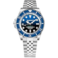 Miniatyrbild 1 av 2: Bobroff BF0003iba-BFSTJ Automatisk herrklocka - Armband i rostfritt stål - Blå - 42 mm Silver