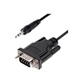 Pikkukuva 1 / 3: DB9-sarjakaapeli - STARTECH.COM - 1 m - Uros - 3,5 mm - RS-232 - Laadukas vedeneristys