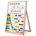 Pikkukuva 2 / 4: Ensimmäiset taitoni - Montessori-peli - MONTTESSORI - Kaksoispuoleinen taulu, magneettiset kirjaimet ja numerot