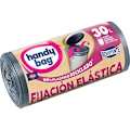 Miniatyrbillede 1 af 2: Affaldspose - HANDY BAG - FIJACION ELASTICA - 30 liter - 15 enheder - Fastgørelseselastik