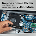 Pikkukuva 2 / 5: Sisäinen SSD - CRUCIAL - T500 - 1 TB - PCIe Gen4 NVMe - jopa 7200 Mt/s