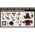 Miniatyrbild 3 av 4: Brädspel - EPOCH-SPEL - Jurassic World Shaky Volcano - Vulkan utbrott, dinosaurier att rädda! Flerfärgad