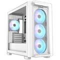Pikkukuva 2 / 6: MicroATX PC-kotelo - ASUS - A23 Plus TG ARGB - Valkoinen - Esiasennetut ARGB-tuulettimet - Karkaistu lasi