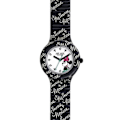 Pikkukuva 4 / 4: Kello - HIP HOP - GRAFFITI Minnie - 32mm - Silikoni - Vesitiiviyys 5 ATM Sort hvid