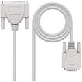 Miniatyrbild 1 av 2: RS232 nollmodem seriell kabel - NanoCable - 10.14.0802 - DB9 hona-hane - 1,8 meter