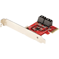 Pikkukuva 3 / 3: StarTech 4-porttinen PCI Express SATA -kortti - PCIe SATA -ohjain - ASM1166 Non-Raid - PCI Express 3.0 -muunnin