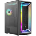 Pikkukuva 1 / 4: Aerocool Interstellar RGB - musta - ATX Keskikokoinen PC-kotelo lasipaneelilla