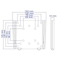 Miniatyrbillede 3 af 4: TooQ LP1023F-B Flat Screen Desktop Mount