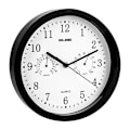 Miniatyrbillede 1 af 4: Vægur - ELBE - RP-1005-N - 25 cm - Termometer - Hygrometer - Sort Svart