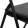Miniatyrbillede 3 af 4: Sammenklappelig stol i PVC - Basic - Sort - H 79 cm Svart