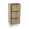 Miniatyrbillede 3 af 3: brun versa smykkeskrin (10 x 34 x 14 cm)