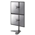 Pikkukuva 1 / 4: NEWSTAR FPMA-D550DDVBLACK pöytäteline - 2 LCD-näytölle - musta - 10"-32"