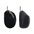 Miniatyrbillede 3 af 4: Ewent EW3157 optisk ergonomisk mus - Sort - 6 knapper - Kablet