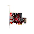 Pikkukuva 3 / 3: 4-porttinen USB 3.0 PCI Express -ohjainkortti - STARTECH - 2 ulkoista 2 sisäistä