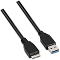 Miniatyrbillede 1 af 2: AISENS A105 – 0043 – 3 i 1 m USB-kabel (til ekstern boks og digitale kameraer) Farve Sort