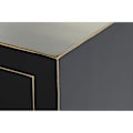 Miniatyrbillede 3 af 4: skuffemodul orientalsk sort grantræ mdf (63 x 28 x 101 cm) - Farve: HVID