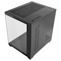 Miniatyrbillede 3 af 4: Mars Gaming MC-VIEW2, MicroATX kabinet, Dobbelt hærdet glas, 1x FRGB 120mm ventilator, 240mm køling, Dobbelt kammer, Sort