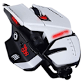 Miniatyrbillede 1 af 2: Madcatz RAT 6+ tilpasselig kablet gamingmus Hvid - 11 knapper - RGB LED - 12000 DPI - Pixart PMW3360