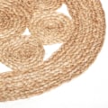 Miniatyrbillede 3 af 4: Dækkeserviet - Atmosphera - Gennembrudt - Jute - Rund - 38 cm diameter Mellanbeige
