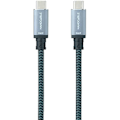 Miniatyrbillede 2 af 2: NANOCABLE 10.01.4103-COMB - USB 3.2 Gen2x2 20Gbps 5A/100W, 4K/60Hz, USB-C han til USB-C hankabel, sort, 3 m