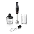 Miniatyrbillede 1 af 6: Stavblender - BOSCH - MSM4B621 - 1000 W - 4 skarpe knive - Røreskål - Mini hakker - Piskeris - Keramisk gear svart och klar