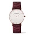 Pikkukuva 1 / 2: Kello - Paul Hewitt - PH-SA-R-ST-W-19M - Ø 39 mm - Kvartsihyöty - Nylon Punainen/Rosa Röd, Rosa
