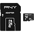 Pikkukuva 2 / 5: PNY MICROSD -muistikortti 64 Gt PERFORMANCE PLUS C10