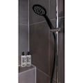 Miniatyrbild 3 av 4: WENKO Duschslang Design, flexibel duschslang, universell anslutning ½", plast, L175 cm, matt svart
