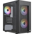 Pikkukuva 1 / 6: Kotelointi - AEROCOOL - Hexform G v2 (Musta) - Mini tornia - Micro-ATX-muotoinen - Ilman virtalähdettä