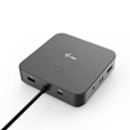 Miniatyrbillede 2 af 3: Dobbelt DP-dockingstation med 100W I-Tec USB-C HDMI-strømforsyning - Sort - TU