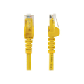 Pikkukuva 1 / 3: STARTECH Hookless Cat6 UTP-verkkokaapeli - 5 m keltainen - Anti-Snag RJ45 Ethernet-johto - Patch-kaapeli