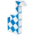 Miniatyrbillede 1 af 2: Uddannelsesspil - CAYRO - Magisk Slange - Rubiks Terning i Slangeform - Kognitiv udvikling - Multifarvet Flerfärgad