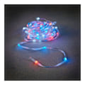 Miniatyrbillede 1 af 2: Flerfarvet LED-guirlande - GENERISK - 10m - 100 lysdioder - Fjernbetjening og timer