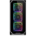Miniatyrbillede 2 af 2: PC-kabinet ATX - SHARKOON - AK5G RGB - hærdet glas - 4 PWM blæsere - Kompatibel med væskekøling