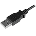 Pikkukuva 3 / 4: Micro USB -lataus- ja synkronointikaapeli - STARTECH.COM - Vasen kulmaliitin - 0,25 mm² - 1 m