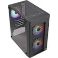 Pikkukuva 3 / 6: Kotelointi - AEROCOOL - Hexform G v2 (Musta) - Mini tornia - Micro-ATX-muotoinen - Ilman virtalähdettä
