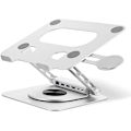 Miniatyrbild 1 av 2: Stöd Notebook Justerbar - T'nB - iClick - Aluminium - Hub USB-C 6i1 - 360° Rotativ