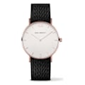 Pikkukuva 1 / 2: Kello - Paul Hewitt - PH-SA-R-ST-W-21M - Ø 39 mm - Musta/Vaaleanpunainen - Nailonihihna Svart, Rosa