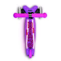 Miniatyrbillede 6 af 6: Trottinette - Mikro Mobilitet - Mini Micro Deluxe Glow LED Plus - Rosa - 3 hjul - 1,95 kg Lyserød