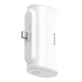 Pikkukuva 3 / 6: Baseus - Ulkoinen akku (P10068306213-00) - Type-C, kompakti muotoilu, 20W, 5000mAh, mukana Type-C -johto - Valkoinen