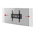 Miniatyrbillede 2 af 4: Support TV Mural - B-tech - BT8441/B - Sort - Metal - VESA 4 - Skærm op til 55 tommer