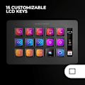 Miniatyrbillede 3 af 4: Kontrol Deck - Mars Gaming - MSD-One - 15 Tilpassede LCD-Taster - Ergonomisk Design - Windows og MacOS