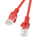 Miniatyrbillede 2 af 2: Netværkskabel - LANBERG - PCU6-10CC-0500-R - 5 m - Cat6 U/UTP - Rød