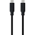 Pikkukuva 2 / 4: NANOKAAPELINEN, YHTEYSTAPA 10.01.4102 Kaksois-USB 3.1 Gen.2 Type C Uroskaapeli 2m musta 5A 4K-60Hz 10Gbps 5A 10.01.4102 2m musta