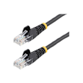 Miniatyrbillede 1 af 3: 5m Hookless Cat5e UTP netværkskabel - STARTECH - Sort - Crosstalk Reduction - PVC