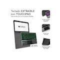 Miniatyrbillede 3 af 5: SUBBLIM Baggrundsbelyst tastaturetui KEYTAB Pro BT TOUCHPAD iPad 10.9″ 10. Gen.
