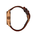 Miniatyrbillede 3 af 4: Ure - Nixon - Sentry Leather - Læder - Vandtæthed 100m - Chic Stil Brons/svart